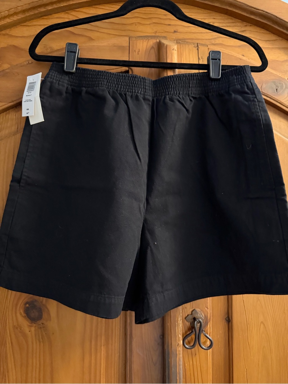Wilfred High-Waist Elastic Linen  Shorts in Coral